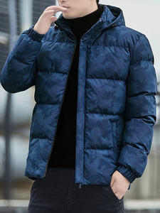 แจ็คเก็ตบับเบิ้ลสำหรับผู้ชายเสื้อบับเบิ้ลพิมพ์ลายดีไซน์ใหม่2024 - Product Image 4