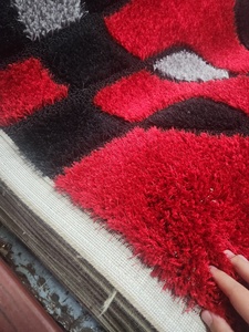 Tapis rectangulaire en polypropylène tissé jacquard Adiva Gaziantep turc, fait à la machine, lavable, à poils ras, épaisseur moyenne, aspect jute, pour la maison - Product Image 5