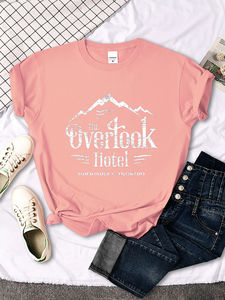 Camiseta unisex The Overlook Hotel The Shining Y2K Style, camiseta de moda fresca, ropa informal transpirable, camiseta de verano que combina con todo para mujer - Product Image 3