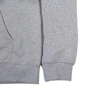 Sweat-shirts à capuche zippés épais pour hommes, fermeture éclair bidirectionnelle, coupe oversize, unis, personnalisables - Product Image 3