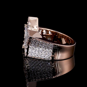 Anillo de Plata de Ley 925 con Diseño de Estrella, Diamantes Moissanite VVS, Estilo Hip Hop, Lujoso, para Fiestas, Unisex - Product Image 5