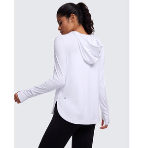 Sudadera con capucha de manga larga con protección solar UPF 50 + para mujer, Sudadera ligera para correr con orificio para el pulgar - Product Image 2