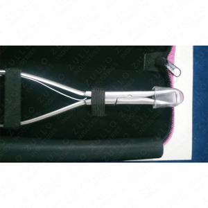 Pinzas al por mayor OEM de acero inoxidable plateado para extensiones de cabello con agarre de goma y herramienta para quitar cuentas para salón de belleza - Product Image 6