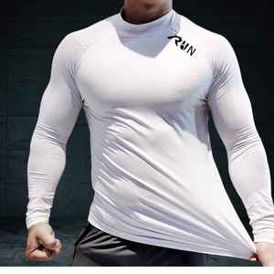 เสื้อยืดรัดรูปแขนยาวสำหรับผู้ชายเสื้อออกกำลังกายสำหรับใส่วิ่งและเล่นกีฬา - Product Image 5