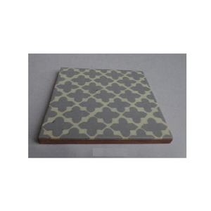 Dessous de verre moderne en résine de couleur grise et blanche disponible dans d'autres modèles et couleurs Vaisselle Décoration intérieure - Product Image 3