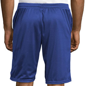 Vêtements de sport en gros de haute qualité grande taille unisexe 100% short de basket-ball en polyester conception en maille pour hommes écologique solide - Product Image 2