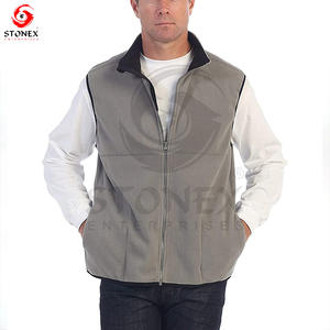 Poche personnalisée hommes polaire gilet chaud pleine fermeture éclair hiver extérieur Street Wear sans manches - Product Image 4