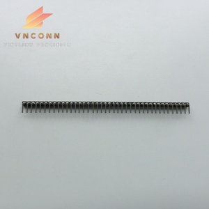 Proveedor de Conectores Hembra FFC y FPC de Vietnam, Conector de Cabeza Redonda de 2.54MM con Orificios, Estañado, 90 Grados - Product Image 1