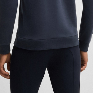 Sweat-shirt pour homme en tissu éponge de coton, coupe décontractée, prix d'usine 2026, avec design à blocs de couleur et logo personnalisé, décontracté - Product Image 6