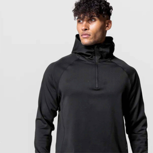Sudadera con Capucha Deportiva de Forro Polar para Hombre, Invierno, OEM/ODM, Alta Calidad, Personalizada para Gimnasio, Ejercicio, Trotar, Uso Diario Cómodo y Transpirable - Product Image 2