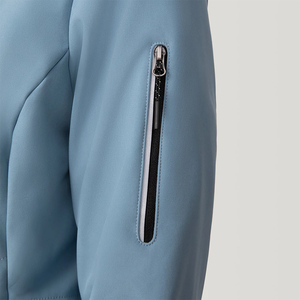 Veste de randonnée légère pour homme Manteau d'hiver entièrement imperméable avec fermeture à glissière Laminé coupe-vent Extérieur Coque rigide - Product Image 3