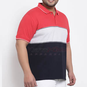 Camiseta Polo de Gran Tamaño con Bloqueo de Color Retro y Material de Mezcla de Algodón Suave, Camisa Polo de Ajuste Relajado para Hombre - Product Image 3