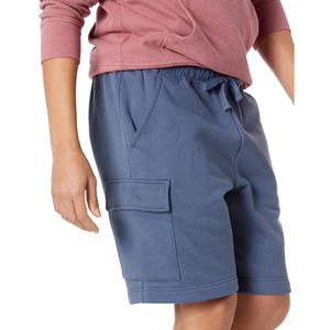 กางเกงวอร์มผ้าฝ้ายผ้าฟลีซกางเกงขาสั้น2กระเป๋าผ้า100% กางเกงวอร์มผ้าคอตตอนผ้าฟลีซเทอร์รี่ออกแบบได้ตามต้องการขายส่งกางเกงจ๊อกกิ้งเล่นยิม - Product Image 4