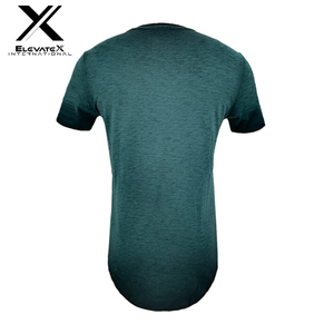 T-shirt en jersey personnalisé pour homme, coupe classique, col rond, délavage vieilli, manches courtes, été, basique, séchage rapide, anti-boulochage, vente en gros - Product Image 4