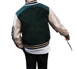 Blouson bombardier baseball Letterman universitaire personnalisé de haute qualité pour hommes veste universitaire hiver laine - Product Image 6