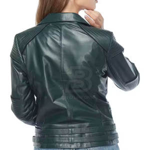 Prix de gros vestes en cuir vente chaude vestes en cuir 2025 nouveau style vestes en cuir pour femmes - Product Image 2