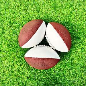 Ballon de Rugby Professionnel Personnalisé Taille 5 Logo Personnalisé Machine Cousu en PU Composite Cuir Ballon de Rugby Professionnel Taille 5 - Product Image 1