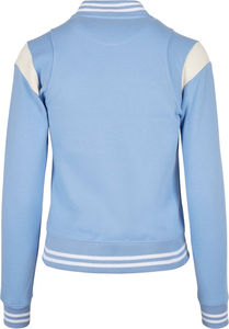 Chaqueta Universitaria Retro Unisex con Cuello Redondo, Dobladillo Acanalado, Forro Cálido, Personalizable con Nombre, Número y Bordado Personalizado - Product Image 4