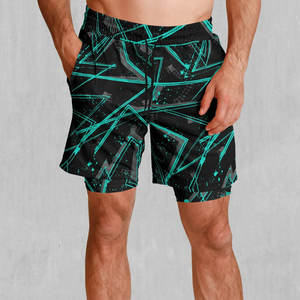 Ropa de baño Material de secado rápido hecho pantalones cortos de sublimación para hombres/cierre de cordón personalizado pantalones cortos de sublimación para hombres - Product Image 1