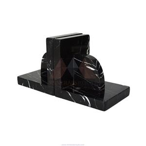 Porte-livres en onyx bio, écologique, fait main, de luxe, forme irrégulière sculptée, thème nautique, cadeau d'affaires - Product Image 4