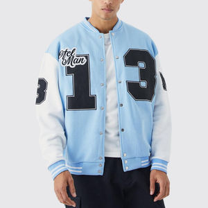 Nouvel arrivage de veste universitaire pour hommes matériau en laine de haute qualité impression de logo personnalisé patchs en chenille légers support hiver - Product Image 1