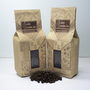 Granos de café tostados Robusta, granos de café al por mayor, OEM/ODM, granos de café tostados a granos, embalaje en caja, hecho en Vietnam, 500g - Product Image 1