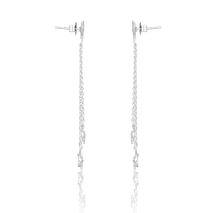 Boucles d'oreilles Anahata Chakra Charm Boucles d'oreilles en argent plaqué or 18 carats Boucles d'oreilles en argent sterling faites à la main en gros - Product Image 3