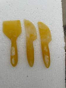 Hot Selling Orange Resin Cheese Tools Set Eco-Friendly Bamboo <b>Butter</b> Cutter and Fork Creative Dinnerware - Product Image 4