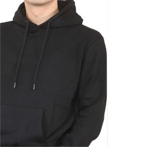 Men's Custom Jogger Sweatpants Sets 100% Cotton Hooded Tracksuit Sweatsuit with Flare Pants Solid Pattern for Winter - Product Image 5