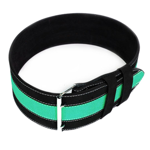 Ceinture de gymnastique en cuir de vachette personnalisée de haute qualité pour l'haltérophilie et le levage de puissance respirante avec prix de logo personnalisé - Product Image 4
