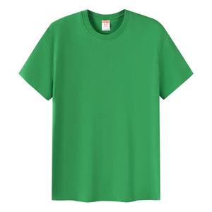 Camiseta de Verano 100% Algodón, Efecto Seda, con Logotipo Personalizado, Impresión Serigráfica, Secado Rápido, Manga Corta, Ropa Casual de Trabajo para Hombre - Product Image 3
