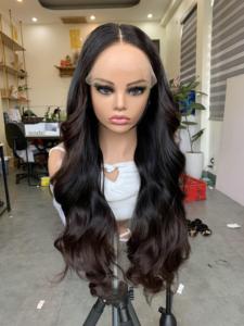 100% Vietnamien Remy Extension de Cheveux Humains Ondulés Trame Style Vague Naturelle Brut Non Transformé Double Trame Cheveux - Product Image 5