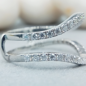 Starsgem Custom 14K Gold Engagement Wedding Ring GRA VVS Diamond Moissanite for Women for Parties and Gifts - Product Image 2