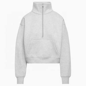 Venta al por mayor de calidad superior con capucha gota hombro sudadera Kangroo bolsillo algodón poliéster ODM mujeres - Product Image 5