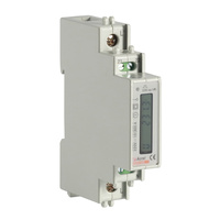 Medidor de Energía Monofásico Acrel ADL10-E/C Modbus RS485 para Riel DIN con Pantalla LCD y Lectura Remota para Gabinetes de Distribución