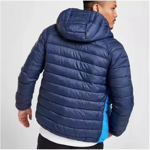 Chaquetas cortavientos personalizadas impermeables con cuello levantado para hombre, chaquetas acolchadas con burbujas transpirables para lluvia y nieve - Product Image 2