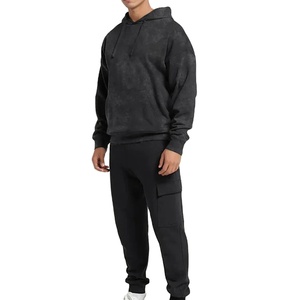 เสื้อฮู้ดผู้ชายผ้าฝ้ายผสมกรดแบบสตรีทแวร์ขายดีเสื้อผ้าแนวสตรีทเสื้อมีฮู้ดแบบสั่งทำที่นูรัก2025 - Product Image 4