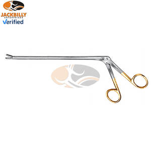 JACKBILLY Schlesinger Disco Intervertebral Rongeur Ángulo de 9 pulgadas con mandíbulas dentadas 3x10mm Instrumento quirúrgico de precisión de mordida - Product Image 6