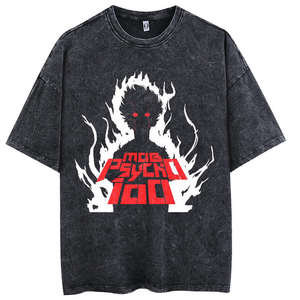 Camiseta con estampado de lavado ácido para hombre con gráfico vintage personalizado, ropa de calle, tejido de punto con estampado gráfico con cinta digital (DTG) - Product Image 1