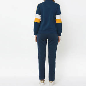 Conjunto de dos piezas grueso de ropa de mujer de otoño personalizado OEM, chándal, chándal, conjunto de Jogger, conjunto de pantalones de chándal y Sudadera con capucha - Product Image 2