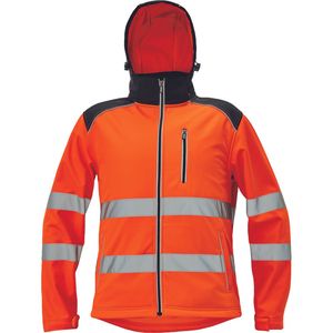Chaqueta de Trabajo Impermeable Reflectante de Alta Visibilidad Unisex, Cortavientos de Poliéster con Capucha y Cremallera, Detección de Agujas - Product Image 6