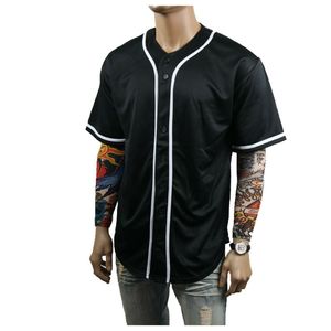 Séchage rapide respirant recyclable unisexe porter OEM ODM personnalisé de haute qualité bouton complet uniforme de baseball avec ensemble combiné - Product Image 2