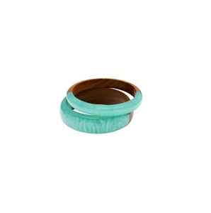 Fashion Jewelry Handmade Epoxy Resin <b>Bracelet</b> for <b>Girls</b> Environmentally Friendly Bangle Eco Friendly Bangle Modern Hexagon - Product Image 6
