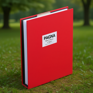 PAGNA Carpeta de Anillas DIN A5 en Colores Básicos, Papel Rojo - Product Image 3