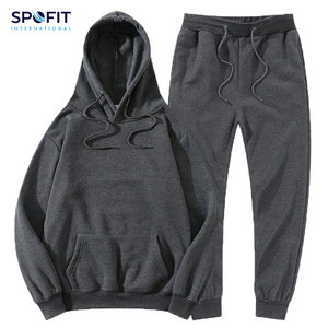 Ropa de gimnasio con logotipo personalizado unisex, ropa deportiva de invierno de peso pesado, pantalones para correr, Sudadera con capucha, chándales personalizados para hombres y mujeres, venta al por mayor - Product Image 4