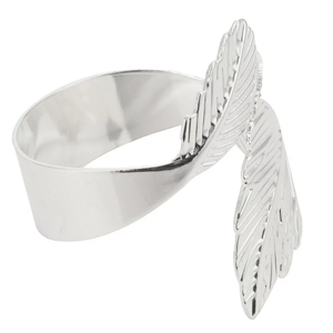 Table Décorer Aluminium Serviette Anneaux ailes conception disponible maison et cuisine boîte à mouchoirs de l'Inde personnalisation - Product Image 6