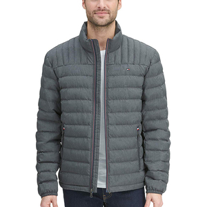 Veste bulle compressible pour hommes avec duvet léger Alternative à logo personnalisé Veste bouffante pour hommes pour vêtements de sport en plein air - Product Image 1