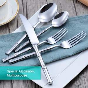 Juego de Cubiertos de Acero Inoxidable Hechos a Mano, Perfectos para Cenas de Lujo, Decoración Elegante de Mesa y Eventos Especiales - Product Image 5