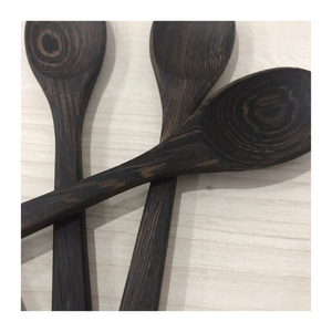 Cuchara de madera maciza ecológica natural, ideal para servir gelatina de hierbas, café, té con leche y postres, cuchara de madera perfecta para exportar - Product Image 1