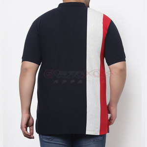 เสื้อยืดโอเวอร์ไซส์สไตล์ลำลองสำหรับผู้ชาย แขนสั้น คุณภาพสูง ผ้าถักนุ่ม ไม่หด กระดุมติดด้านหน้า ไซส์พลัส - Product Image 5